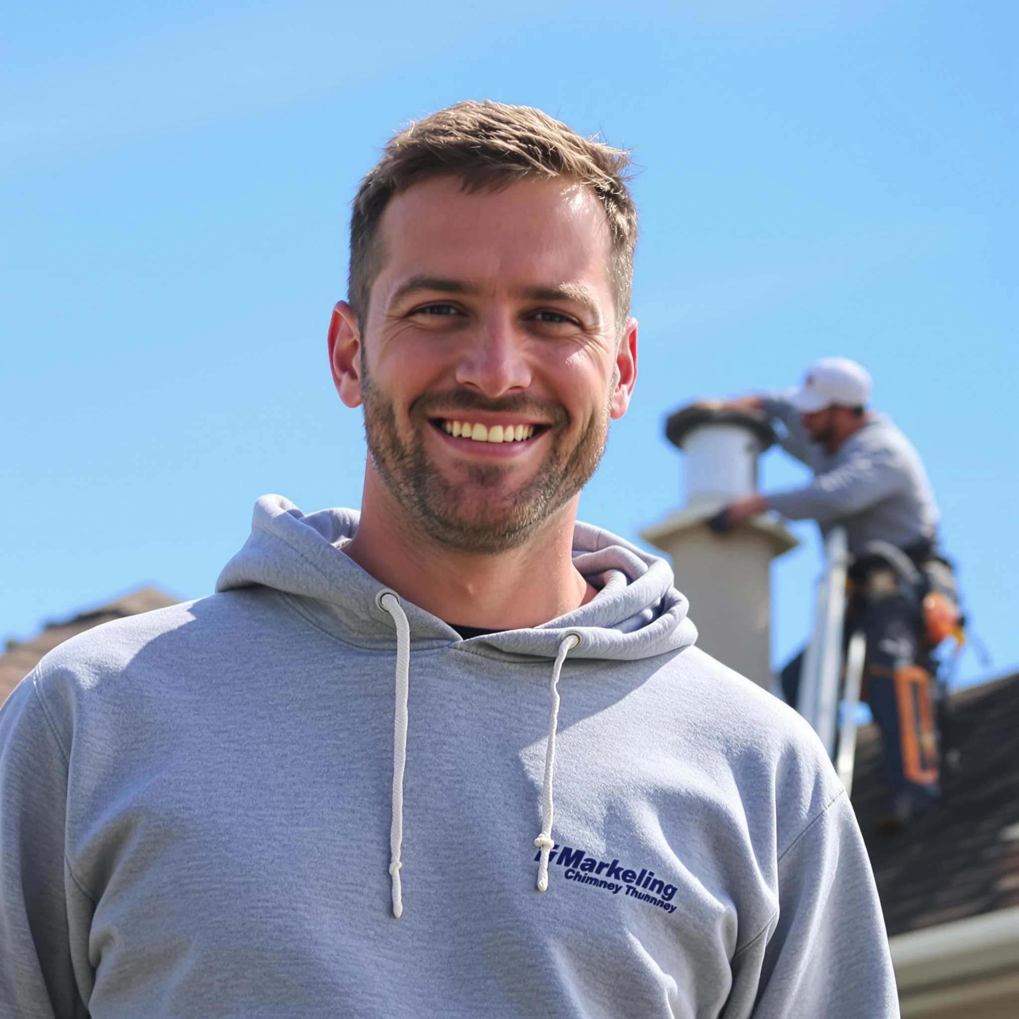 The Johns Creek Chimney Sweep team.