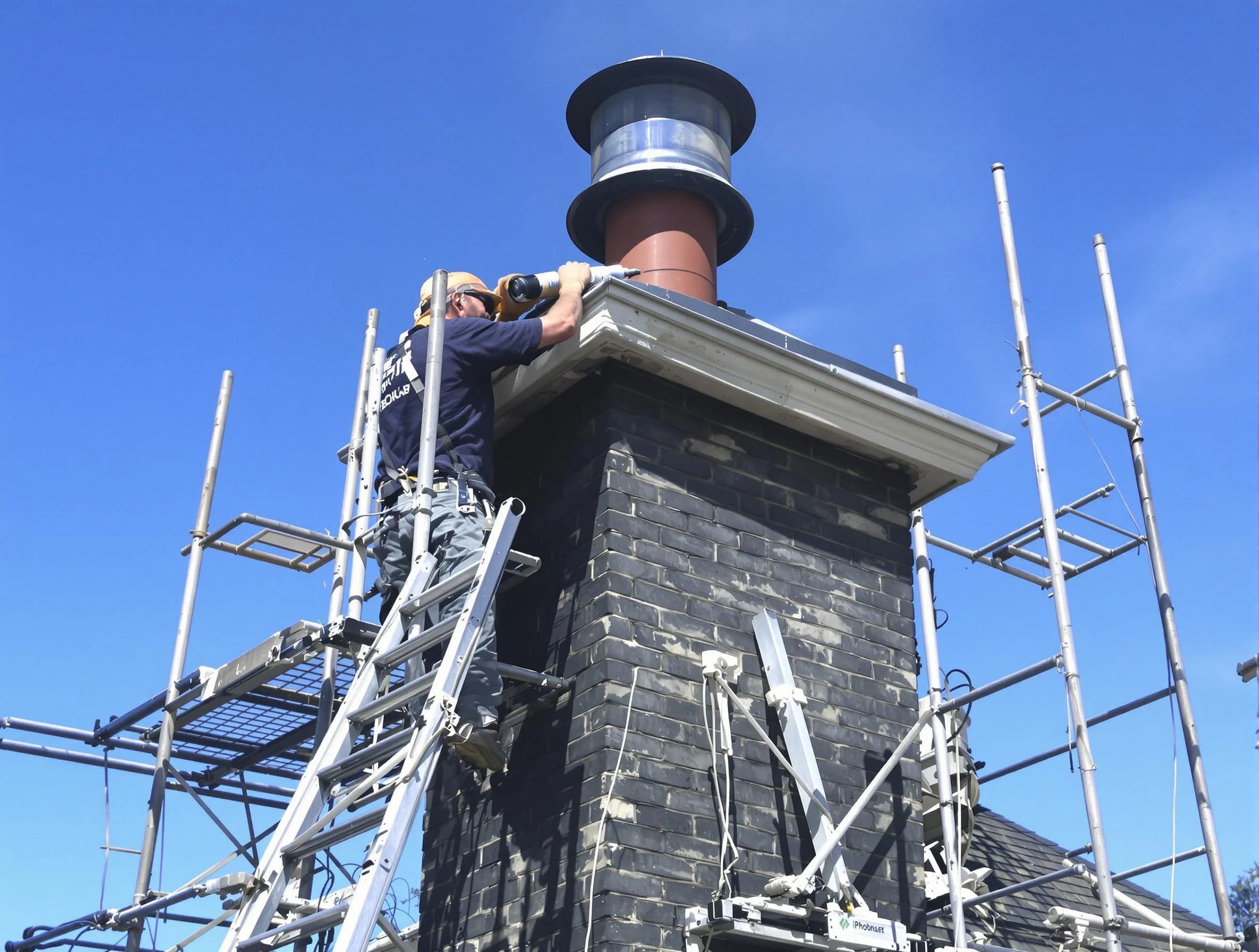 Sturdy chimney crown finished by Johns Creek Chimney Sweep in Johns Creek, GA