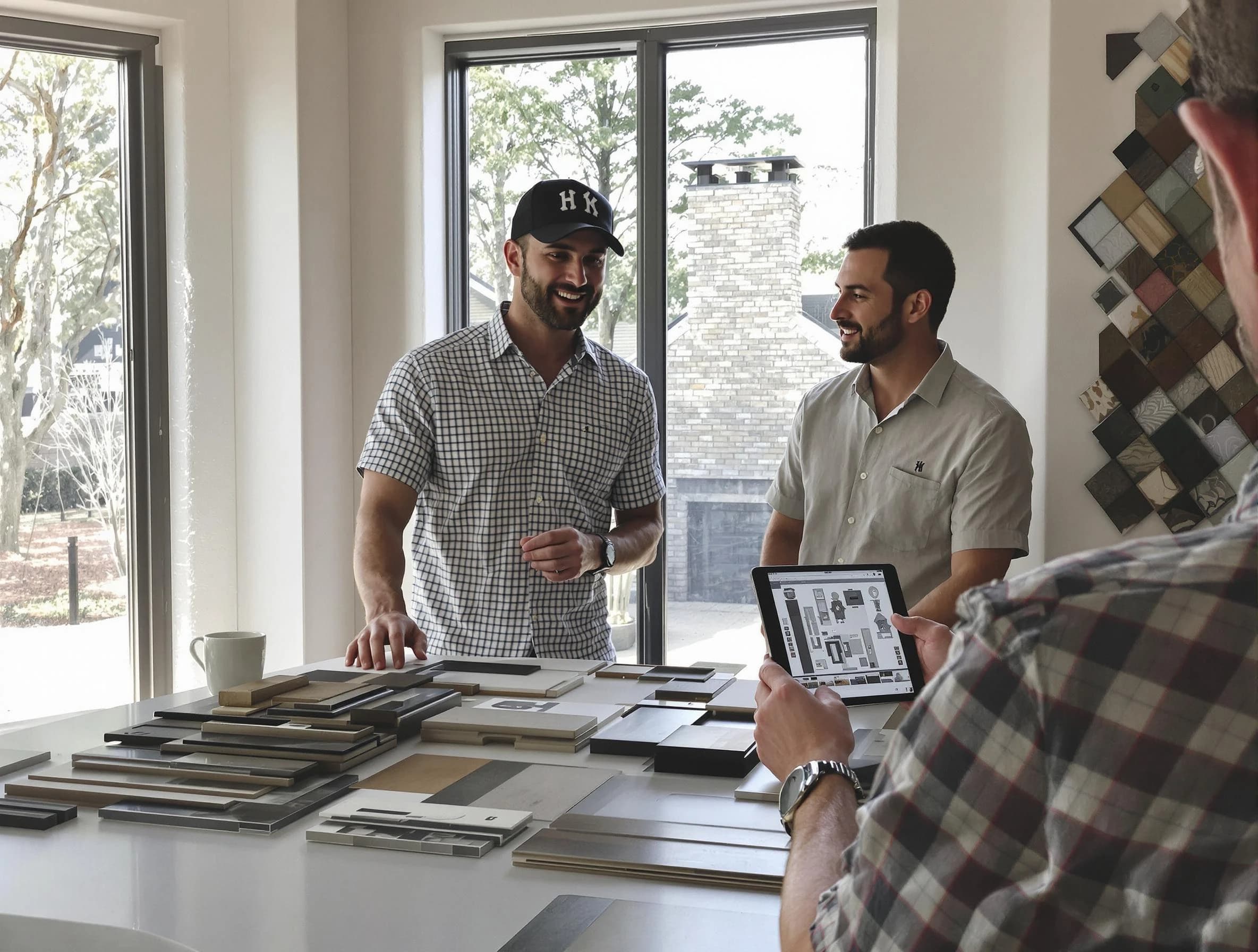Johns Creek Chimney Sweep remodeling a chimney and fireplace in Johns Creek, GA