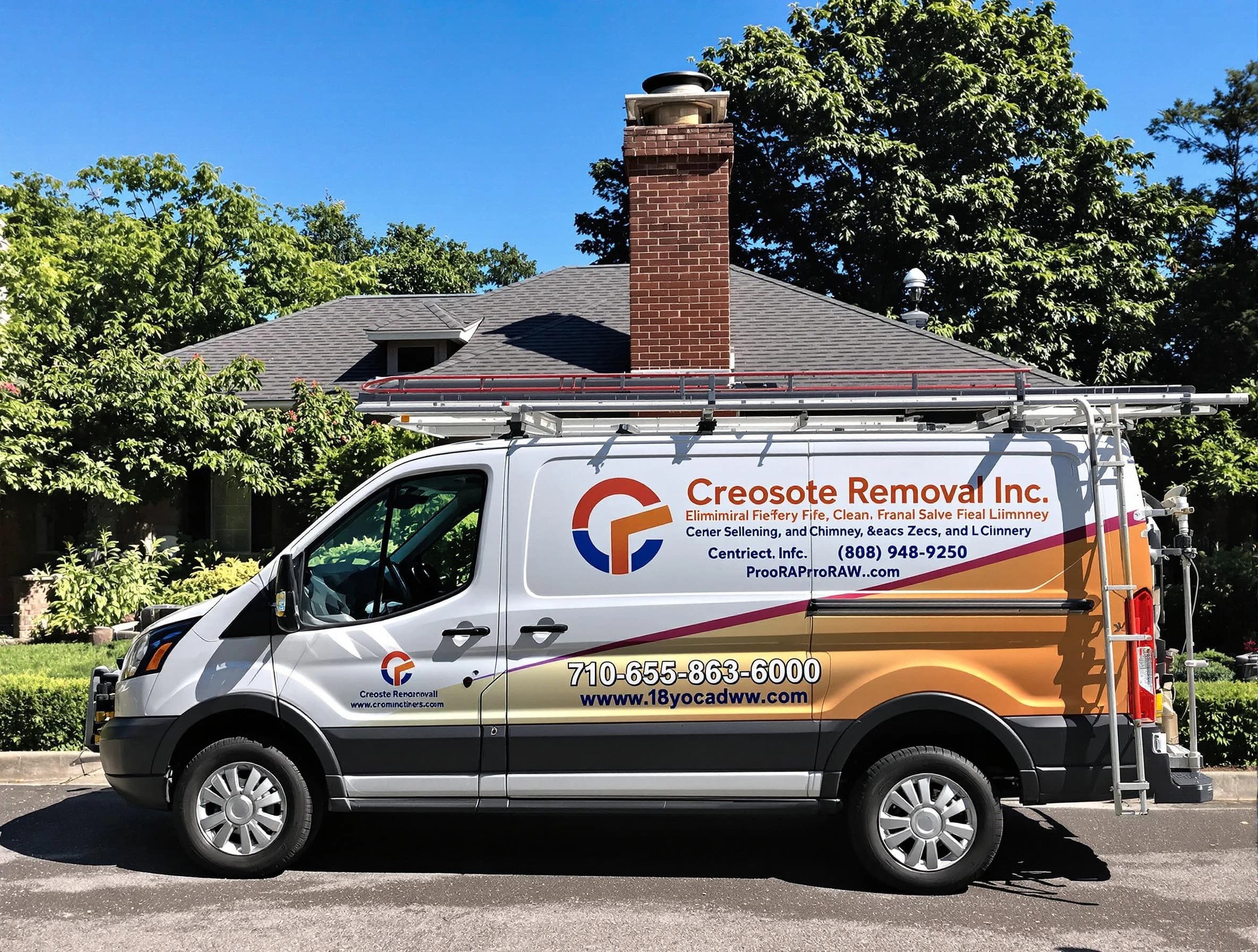 Johns Creek Chimney Sweep technician removing creosote safely in Johns Creek, GA