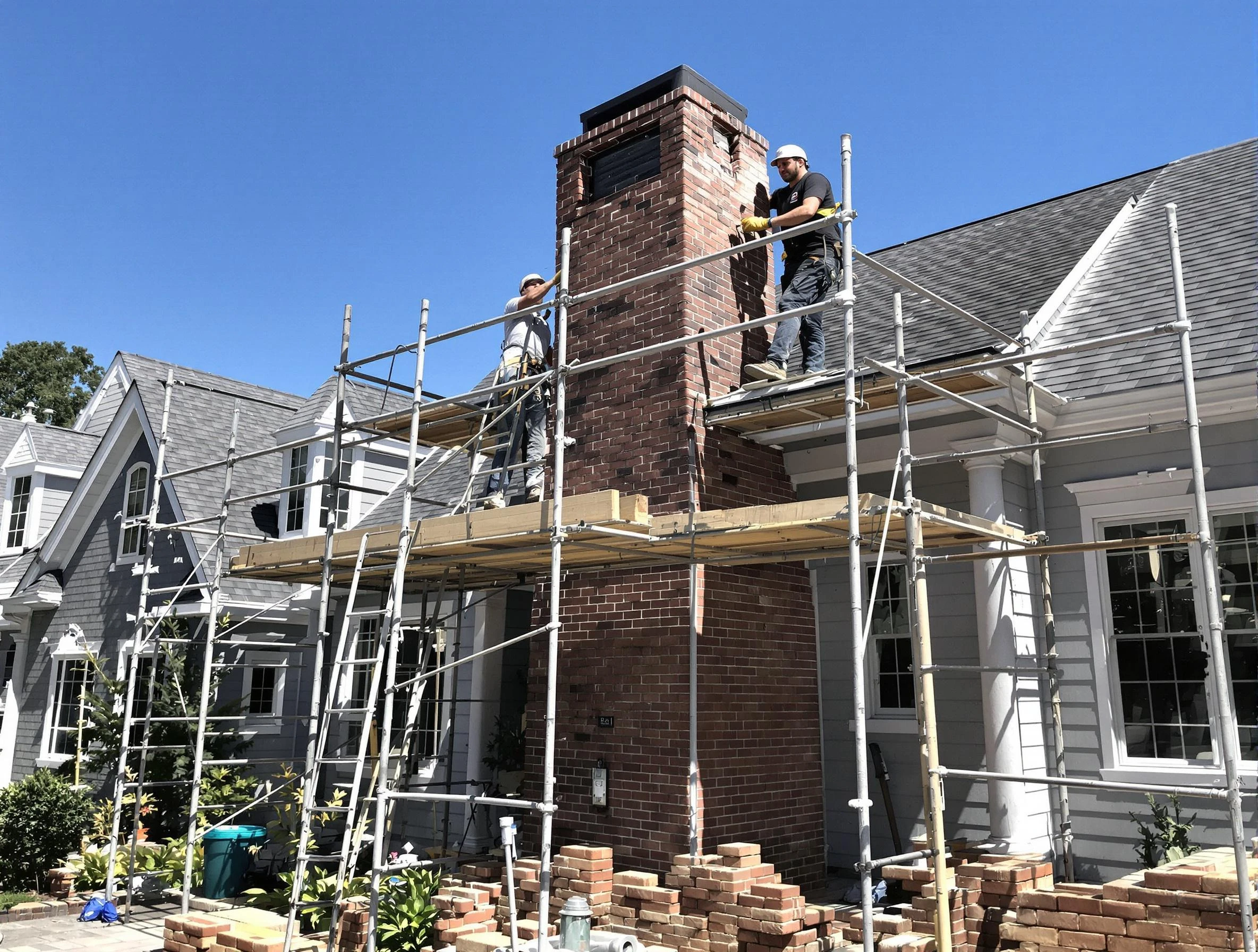 Chimney Rebuilding in Johns Creek