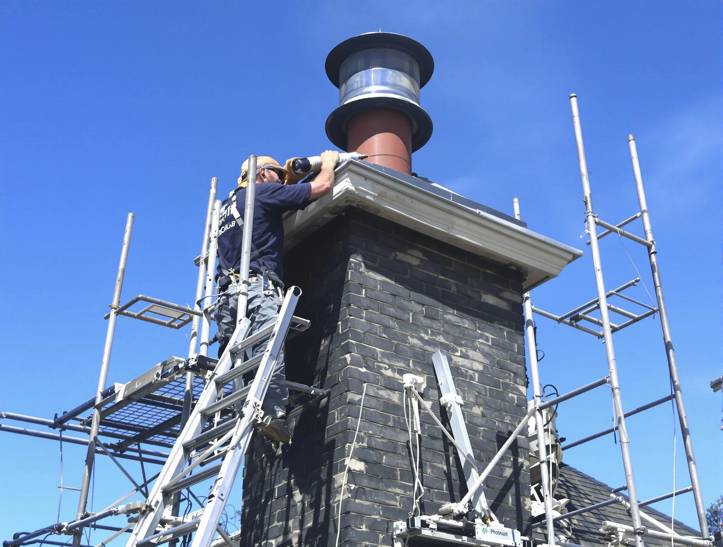 Sturdy chimney crown finished by Johns Creek Chimney Sweep in Johns Creek, GA