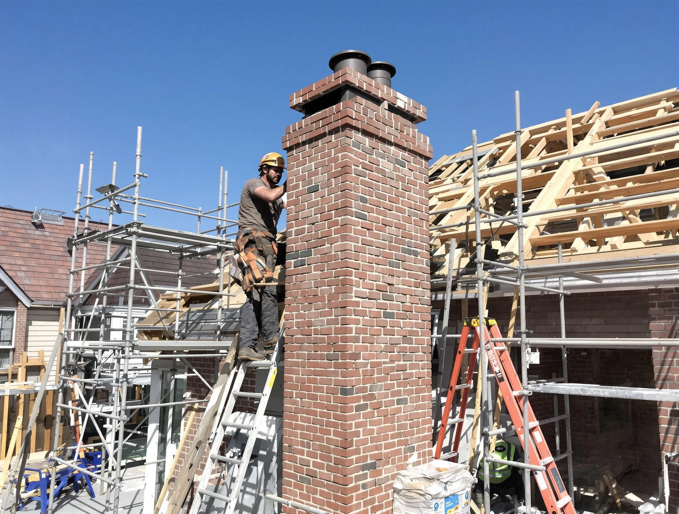 New chimney installation completed by Johns Creek Chimney Sweep in Johns Creek, GA